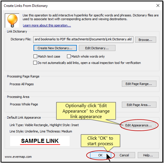 Adding Links And Bookmarks To PDF File Attachments Using AutoBookmark