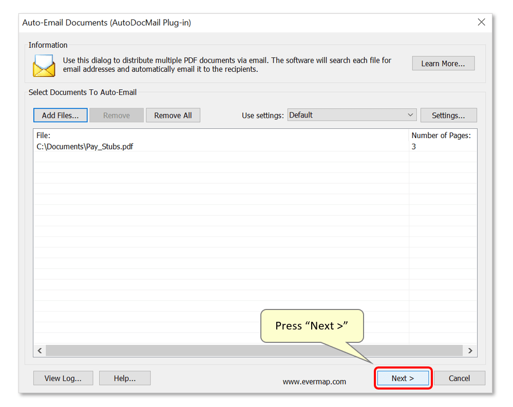 Passwordprotect Emailed Attachments Using the "Password" Keyword
