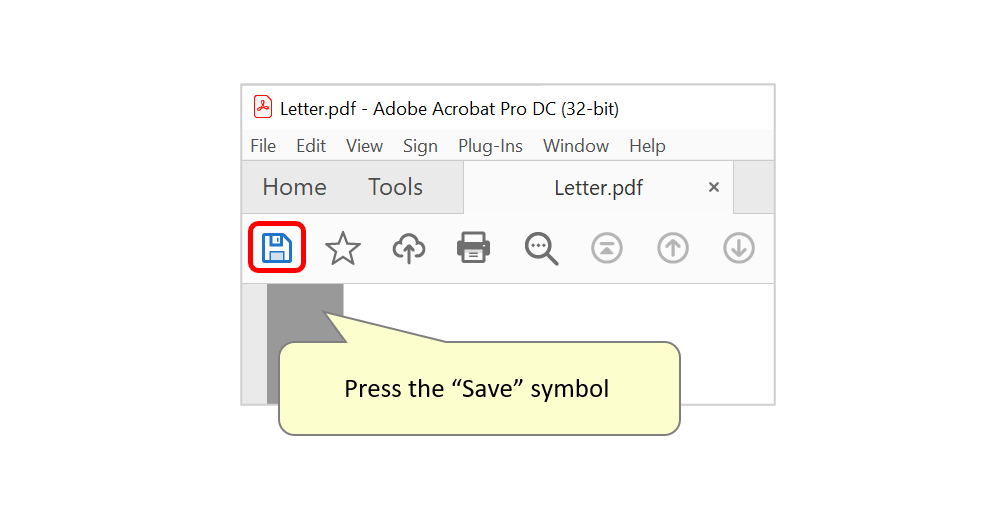 save the PDF