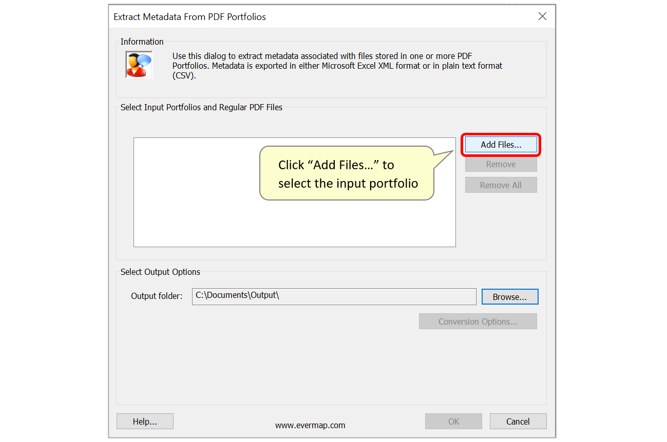 Extracting Metadata from a PDF Portfolio into a Microsoft Excel