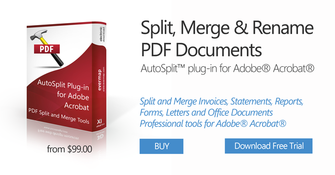 AutoSplit Plug-in for Adobe Acrobat