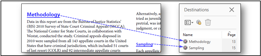Converting Links to Use Named Destinations