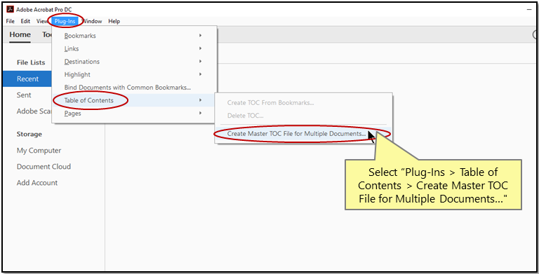Creating Table Of Contents From Pdf Bookmarks