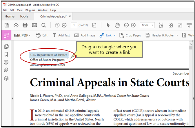 Introduction To Pdf Links