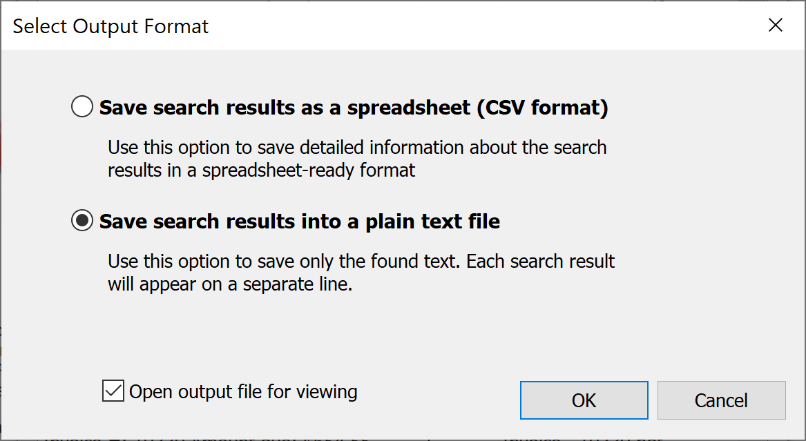 Select text format option
