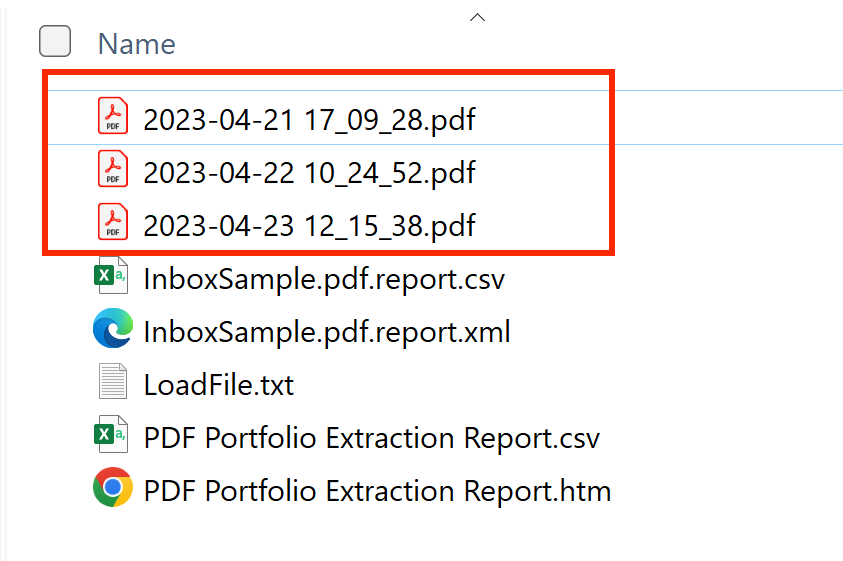 Select Processng Options