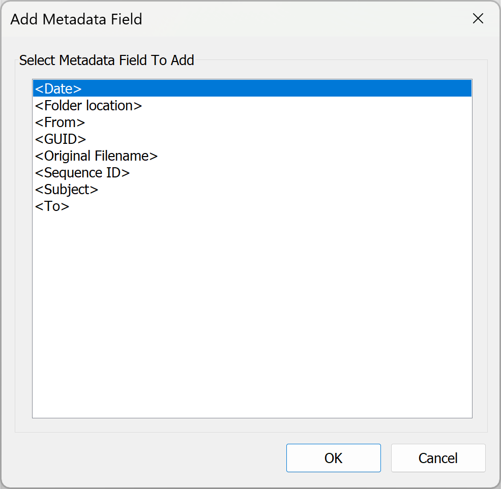 Select Date field