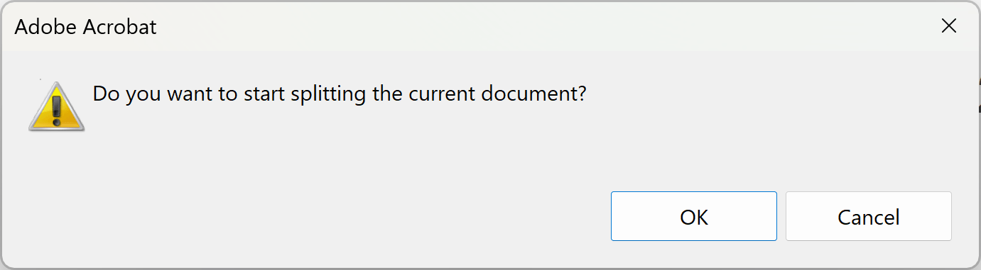 Press OK button to confirm