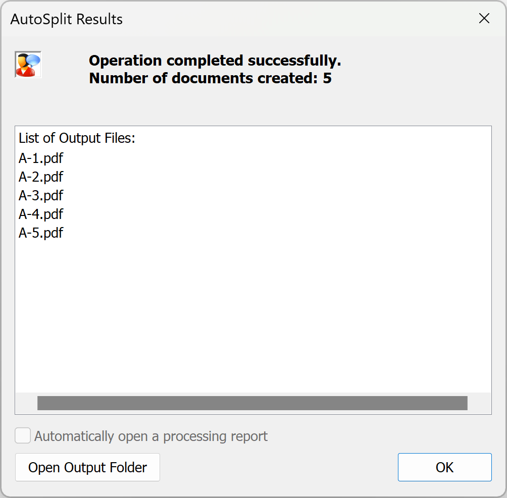 Inspect the results