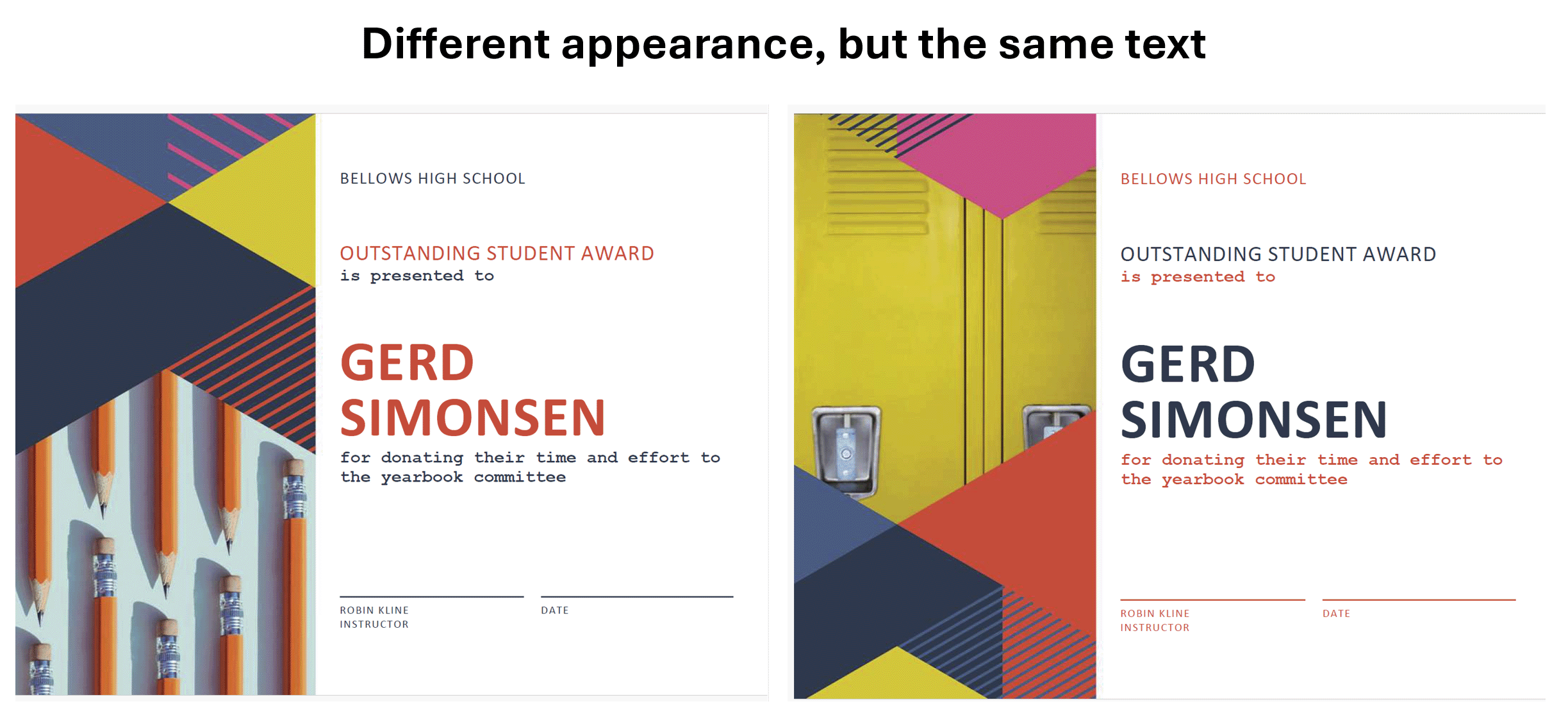 visual appearance vs text content in PDF files